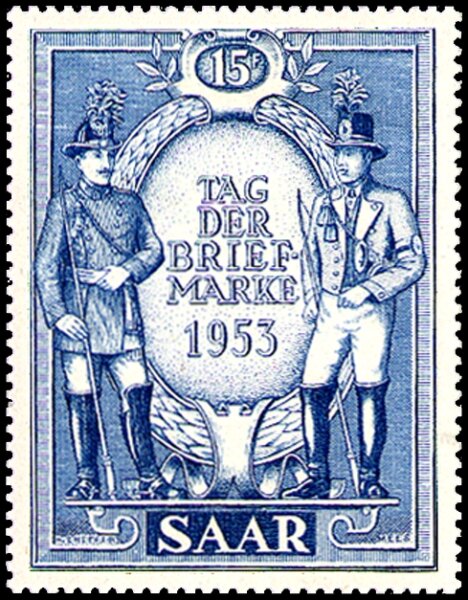 Saarland 1953 Mi.-Nr. 342 - postfrisch