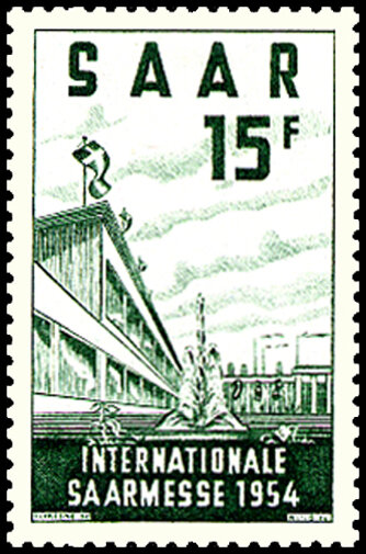 Saarland 1954 Mi.-Nr. 348 - postfrisch