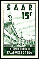 Saarland 1954 Mi.-Nr. 348 - postfrisch
