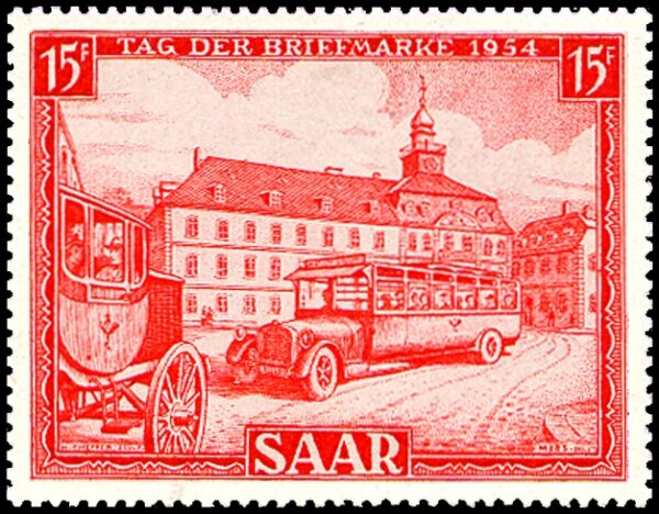 Saarland 1954 Mi.-Nr. 349 - postfrisch