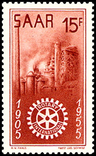 Saarland 1955 Mi.-Nr. 358 - postfrisch