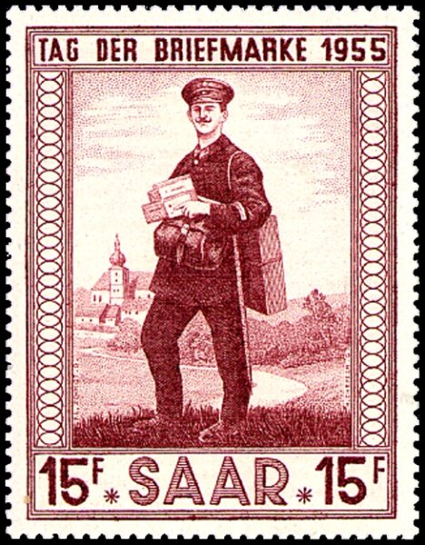 Saarland 1955 Mi.-Nr. 361 - postfrisch