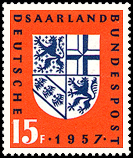 Saarland 1957 Mi.-Nr. 379 - postfrisch