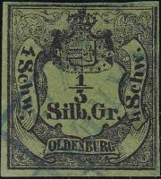 Oldenburg 1852 Mi.-Nr. 1 - gestempelt