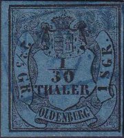 Oldenburg 1852 Mi.-Nr. 2 - gestempelt