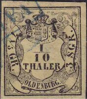 Oldenburg 1852 Mi.-Nr. 4 - gestempelt
