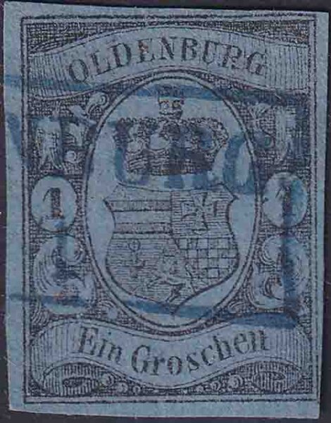 Oldenburg 1859-1861 Mi.-Nr. 6 - gestempelt