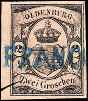Oldenburg 1859-1861 Mi.-Nr. 7 - gestempelt