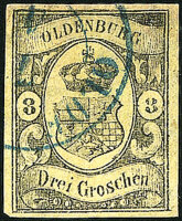 Oldenburg 1859-1861 Mi.-Nr. 8 - gestempelt