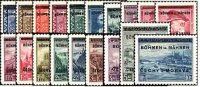 Böhmen u. Mähren 1939 Mi.-Nr. 1-19 - postfrisch