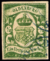 Oldenburg 1861 Mi.-Nr. 10 a - gestempelt