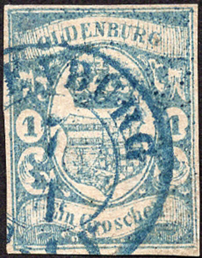 Oldenburg 1861 Mi.-Nr. 12 - gestempelt