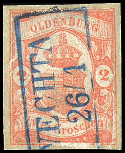 Oldenburg 1861 Mi.-Nr. 13 - gestempelt