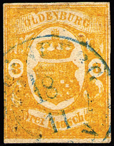 Oldenburg 1861 Mi.-Nr. 14 - gestempelt