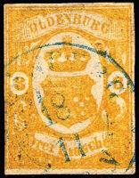 Oldenburg 1861 Mi.-Nr. 14 - gestempelt