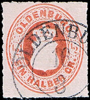 Oldenburg 1862 Mi.-Nr. 16 A  - gestempelt