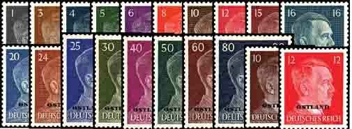 Ostland 1941 Mi.-Nr. 1-20 - postfrisch