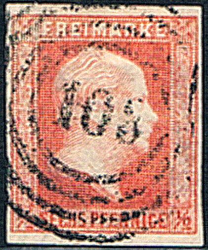 Preussen 1850 Mi.-Nr. 1 - gestempelt
