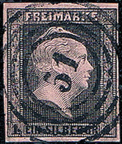 Preussen 1850 Mi.-Nr. 2 - gestempelt