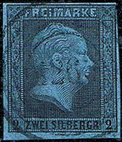 Preussen 1850 Mi.-Nr. 3 - gestempelt