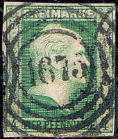 Preussen 1856 Mi.-Nr. 5 - gestempelt