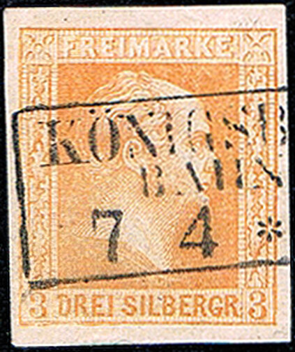 Preussen 1857 Mi.-Nr. 8 - gestempelt