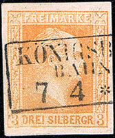 Preussen 1857 Mi.-Nr. 8 - gestempelt