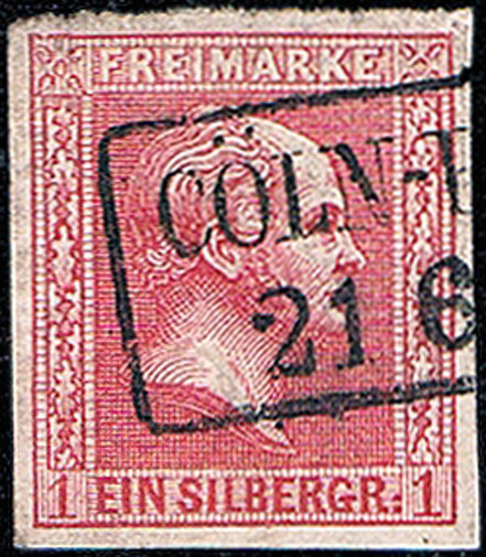 Preussen 1858 Mi.-Nr. 10 a - gestempelt