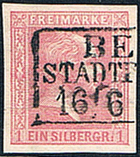 Preussen 1858 Mi.-Nr. 10 b - gestempelt