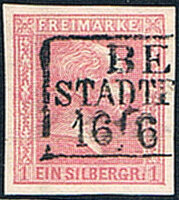 Preussen 1858 Mi.-Nr. 10 b - gestempelt
