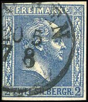 Preussen 1858 Mi.-Nr. 11 b - gestempelt