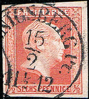 Preussen 1859 Mi.-Nr. 13 - gestempelt