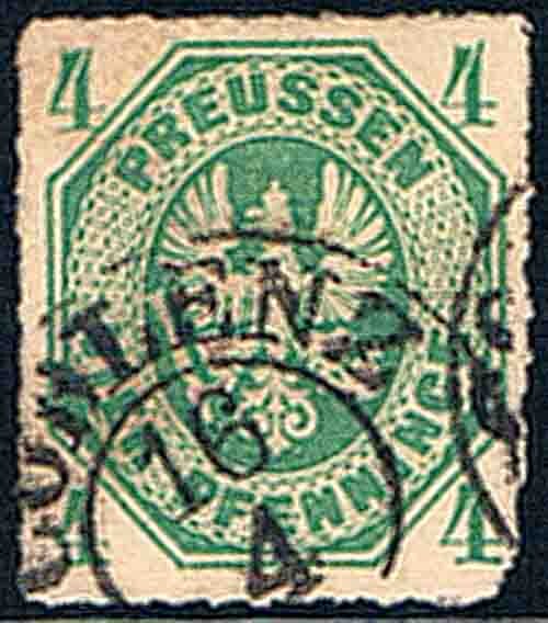 Preussen 1861 Mi.-Nr. 14 b - gestempelt