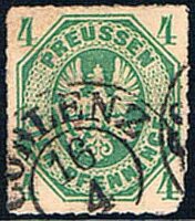 Preussen 1861 Mi.-Nr. 14 b - gestempelt
