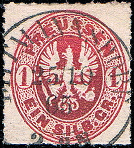 Preussen 1861 Mi.-Nr. 16 - gestempelt