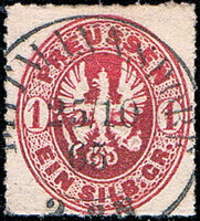 Preussen 1861 Mi.-Nr. 16 - gestempelt