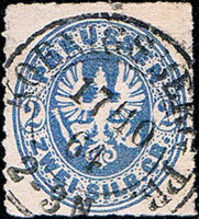 Preussen 1861 Mi.-Nr. 17 a - gestempelt
