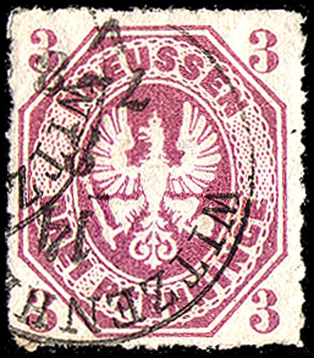 Preussen 1867 Mi.-Nr. 19 b - gestempelt