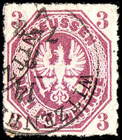 Preussen 1867 Mi.-Nr. 19 b - gestempelt
