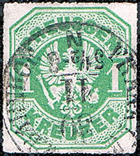 Preussen 1867 Mi.-Nr. 22 - gestempelt