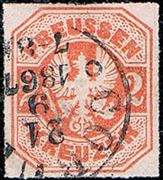 Preussen 1867 Mi.-Nr. 23 - gestempelt