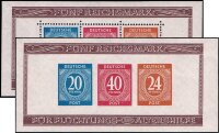 Gem. Ausgaben 1948 Block 12 A-B - postfrisch