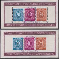 Gem. Ausgaben 1948 Block 12 A-B - gestempelt geprüft