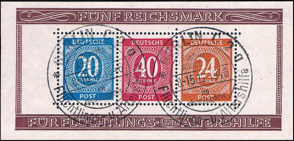 Gem. Ausgaben 1948 Block 12 A - gestempelt