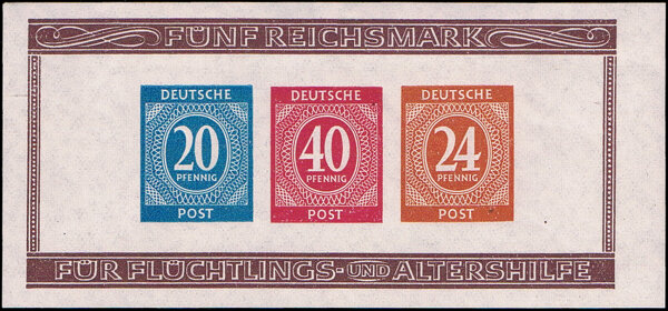 Gem. Ausgaben 1948 Block 12 B - postfrisch
