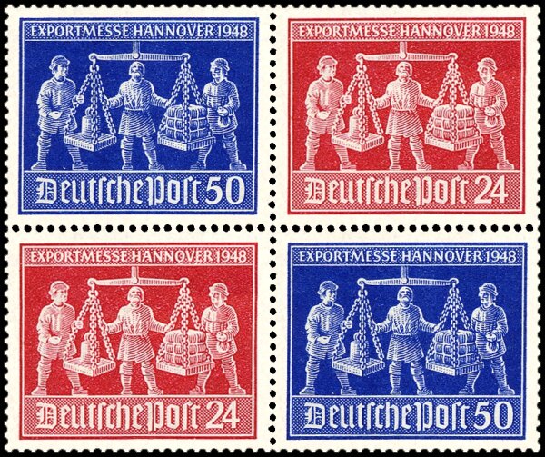 Gem. Ausgaben 1948 Mi.-Nr. V Zd1 - postfrisch