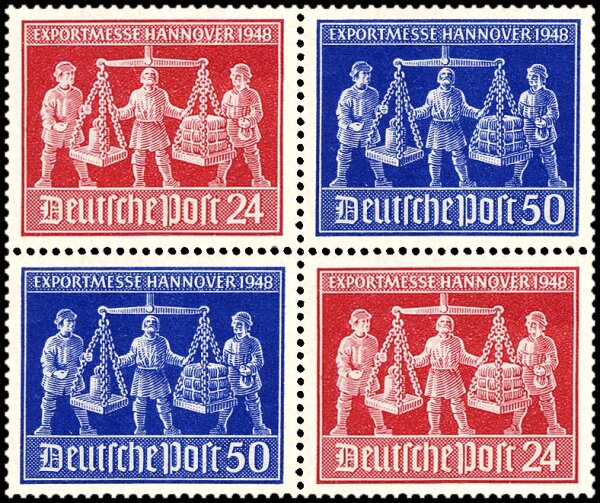 Gem. Ausgaben 1948 Mi.-Nr. V Zd2 - postfrisch