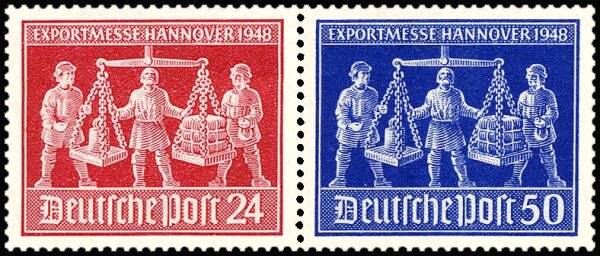 Gem. Ausgaben 1948 Mi.-Nr. WZ d1 - postfrisch