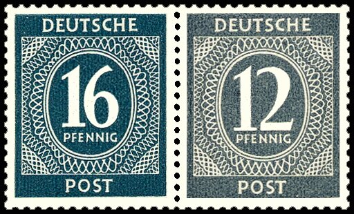 Gem. Ausgaben 1946 Mi.-Nr. W 158 - postfrisch