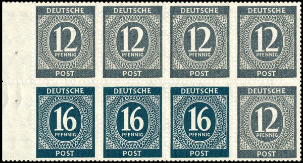 Gem. Ausgaben 1948 H.-Bl.123 - postfrisch